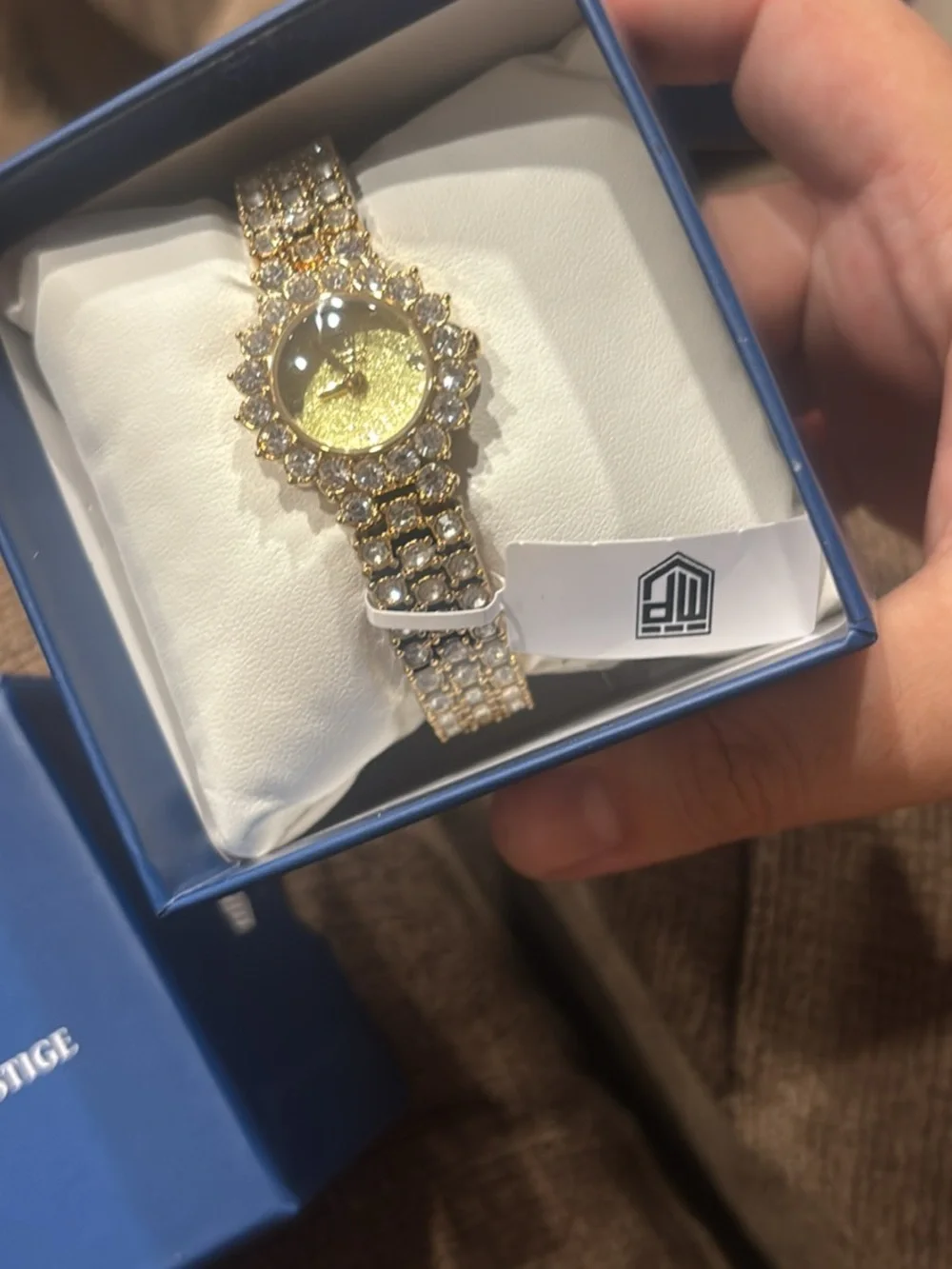 Invicta Gold Crystal-Accent Women's Bracelet Watch